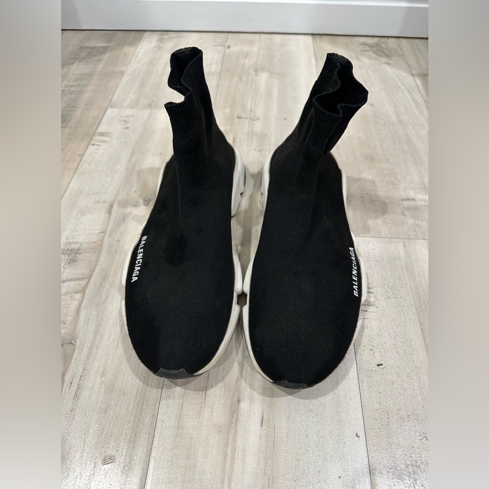Size 9 alright condition Balenciaga sock shoes no box or shoe bags.